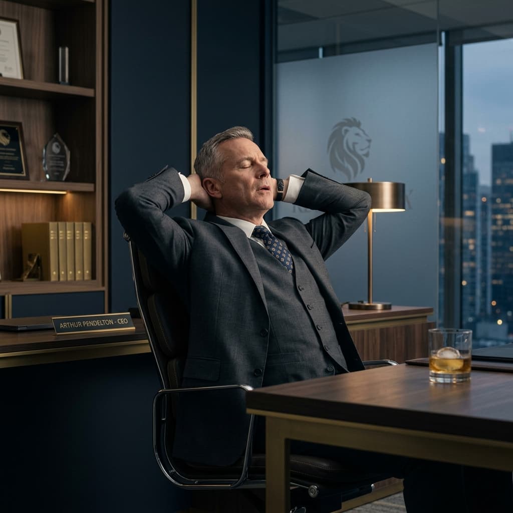 South African business owner relaxing comfortably because their accounting is fully automated